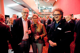 Martini-Treff-Gründer Paul Stalder mit Ehefrau Marianne, René Rohr.