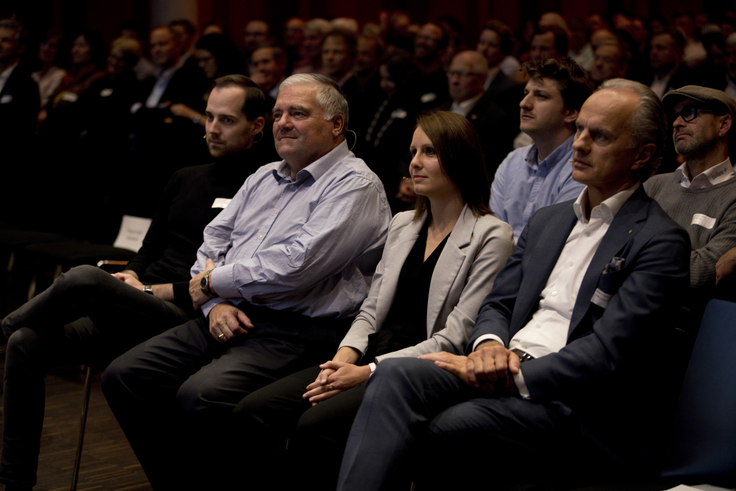 Unsere Podiumsgäste v.l.: Marco Tschudin, Walter Tschudin, Rebecca Stössel, Roberto Belci