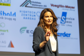 Moderatorin Judith Wernli